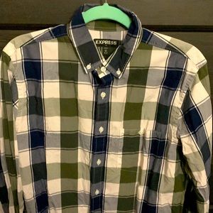 EXPRESS plaid button down